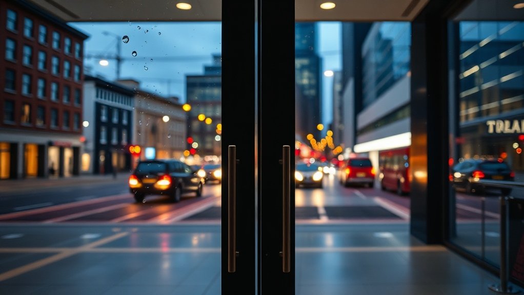 Glass Doors Broadwick Street