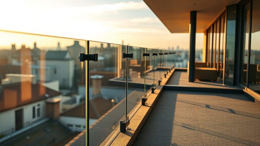 Terrace Glass Balustrades Soho